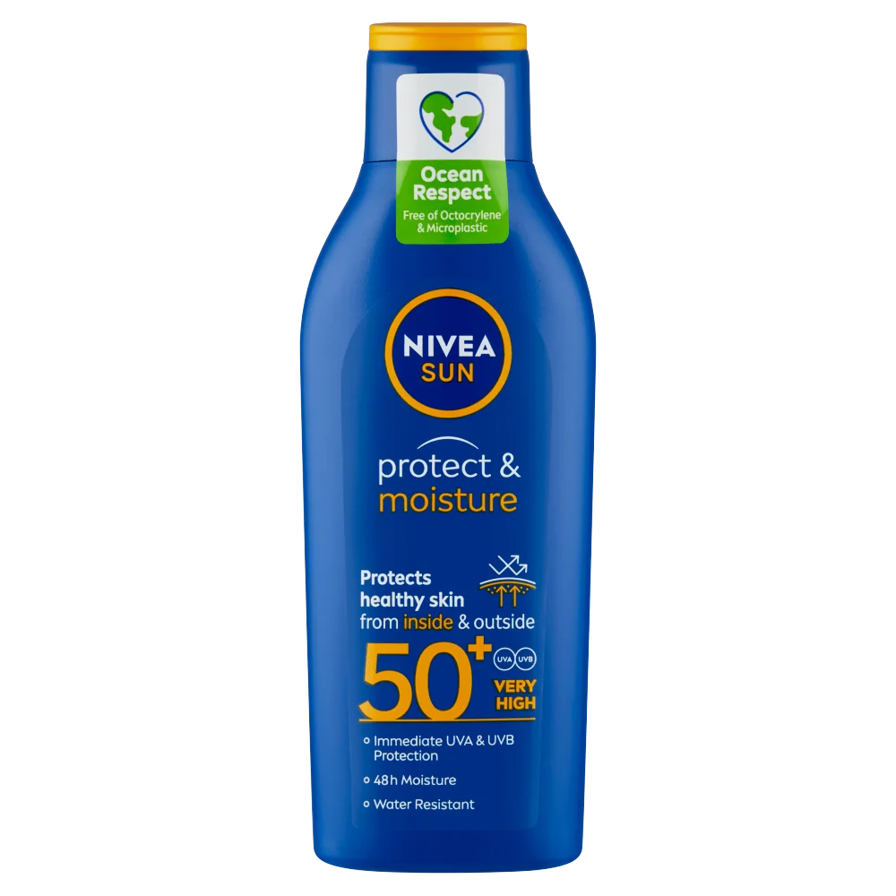 Nivea Sun Protect & Moisture nawilżający balsam do opalania SPF 50+, 200 ml balsam do opalania SPF 50+, 200 ml