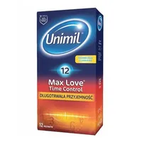 Unimil Max Love Time Control prezerwatywy, 12 szt.