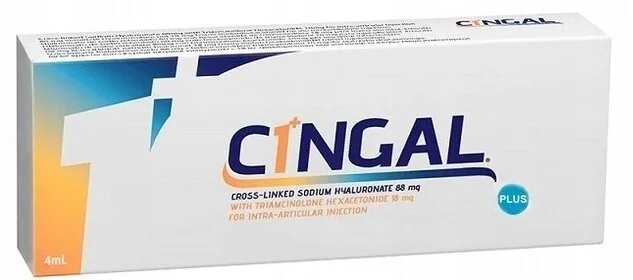 Cingal Plus roztwór do iniekcji, 1 ampułka, 4 ml