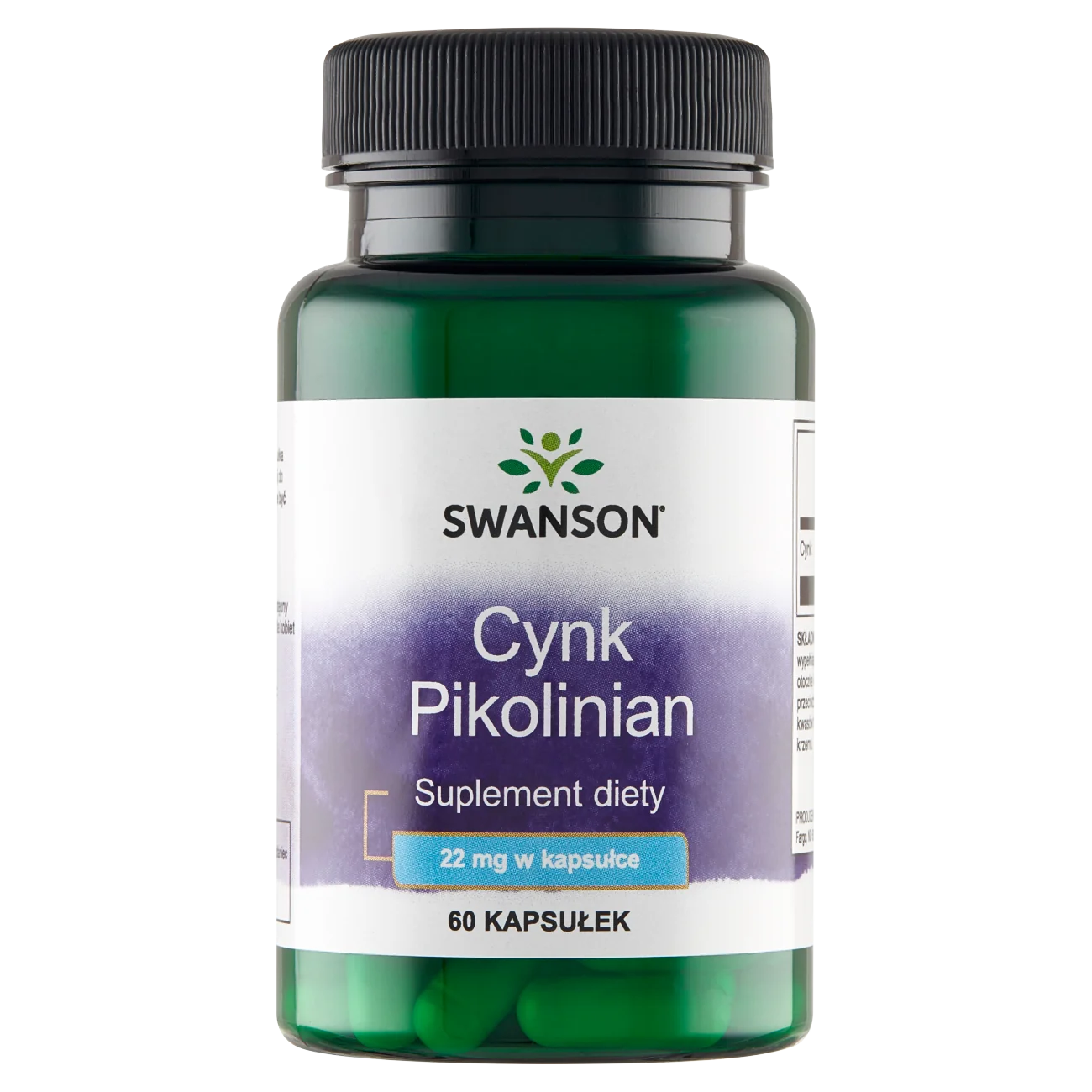 Swanson Cynk Pikolinian 60 kapsułek