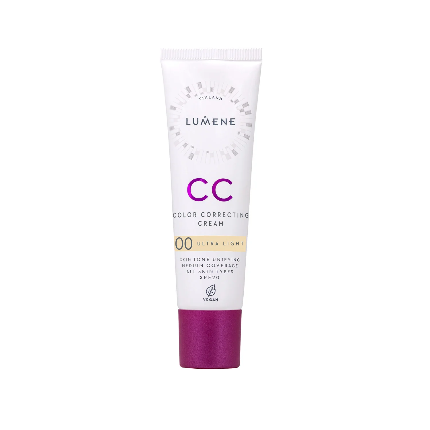 Lumene korygujący podkład CC 00 Ultra Light SPF 20, 30 ml