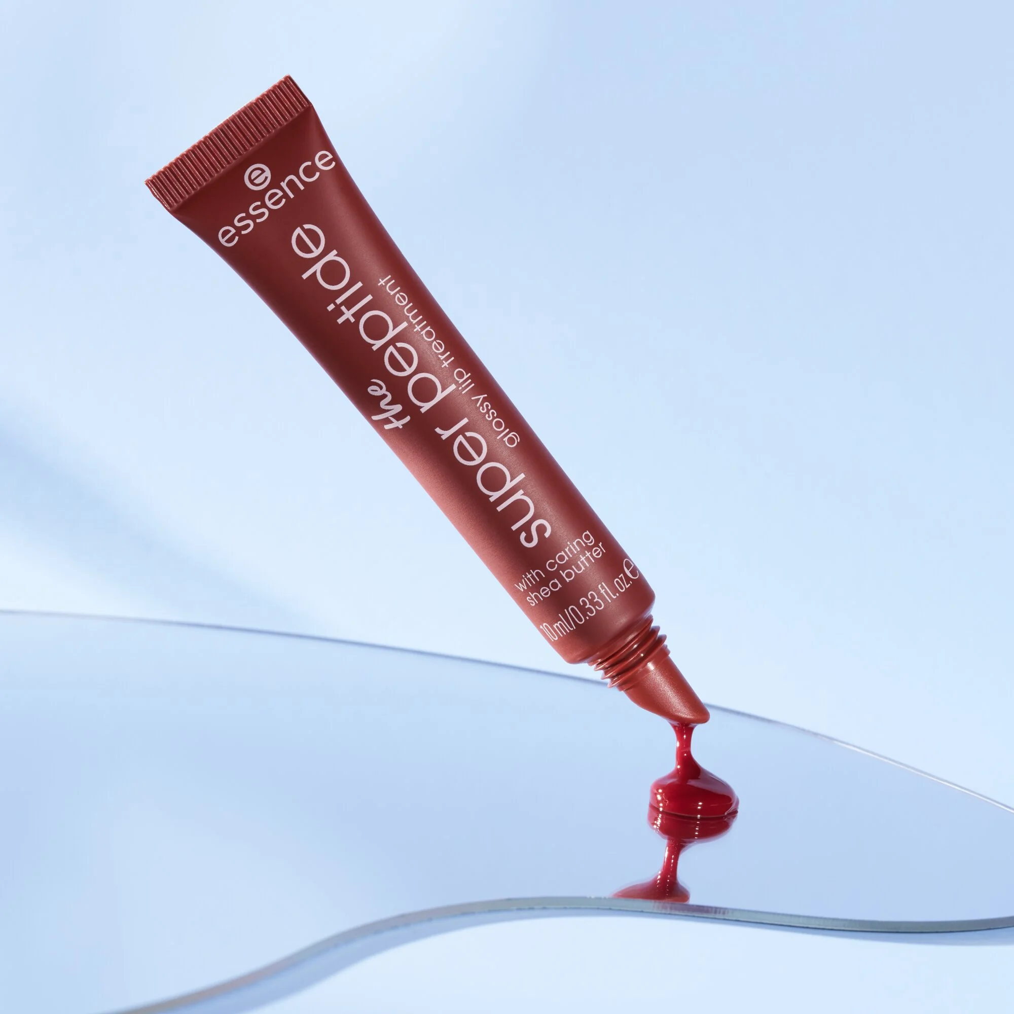 Essence The Super Peptide Glossy Lip odżywka do ust na dzień i noc 06 Plumfection! 10 ml