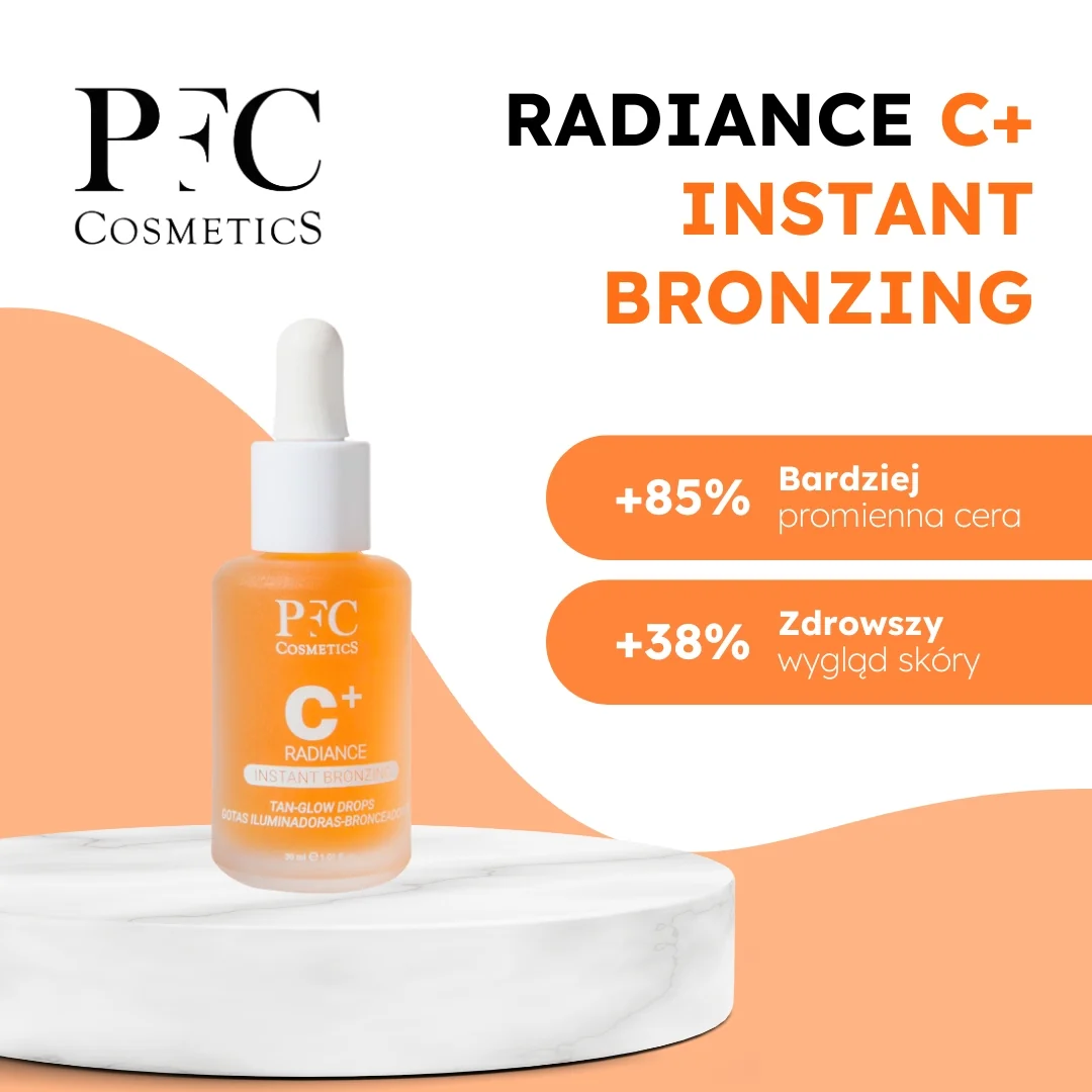 PFC C+ Radiance Instant Bronzing serum do każdego odcienia skóry, 30 ml