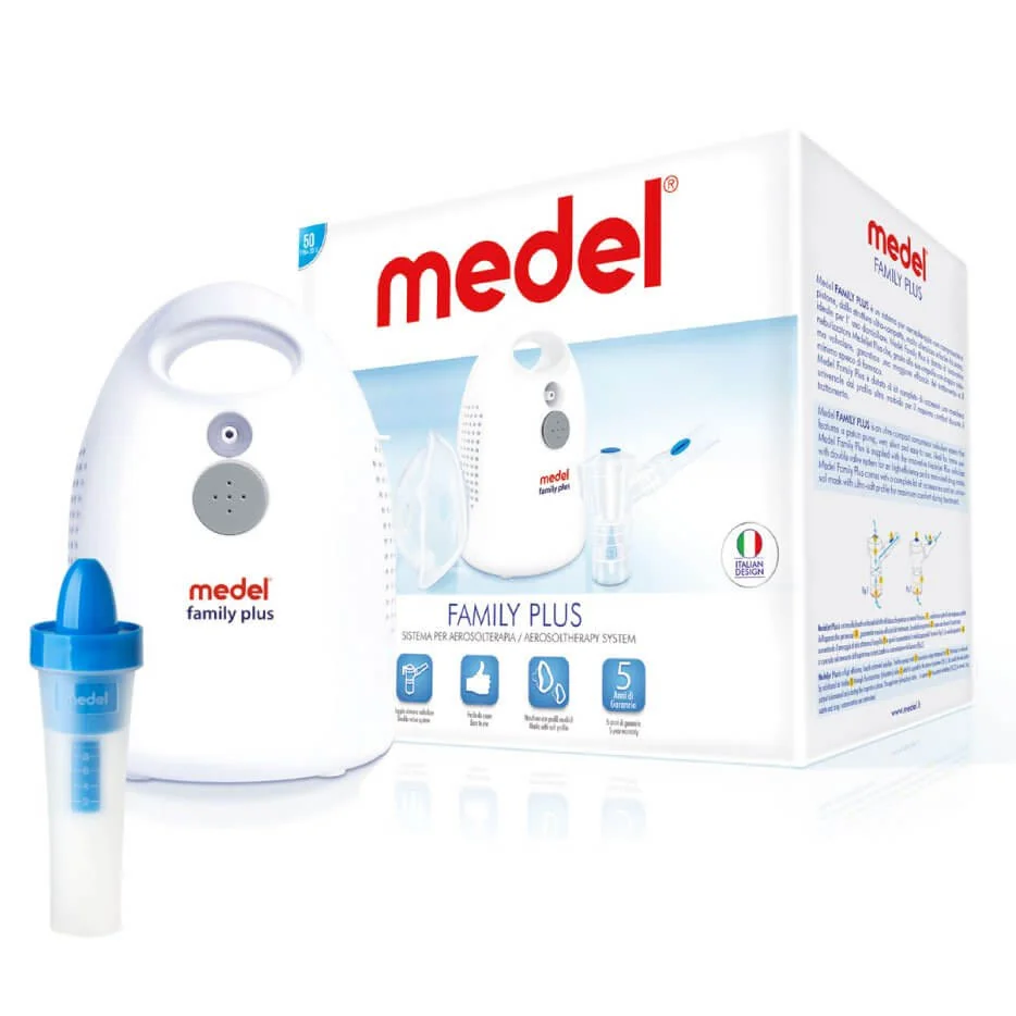 Medel Family Plus inhalator kompresorowy z dodatkowym nebulizatorem Jet Rhino