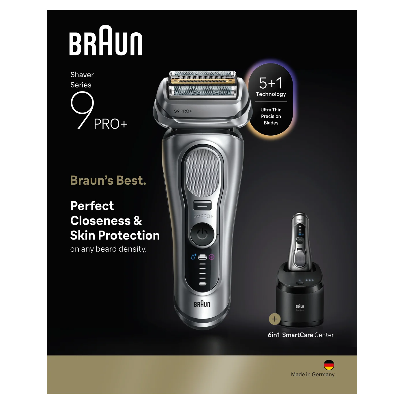 Braun Shaver Series 9 PRO+ 9667CC golarka elektryczna, 1 sztuka