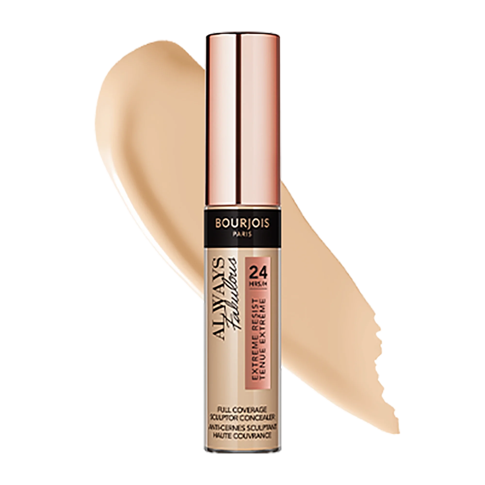 Bourjois Always Fabulous korektor pod oczy i do twarzy 100 Ivory, 11 ml