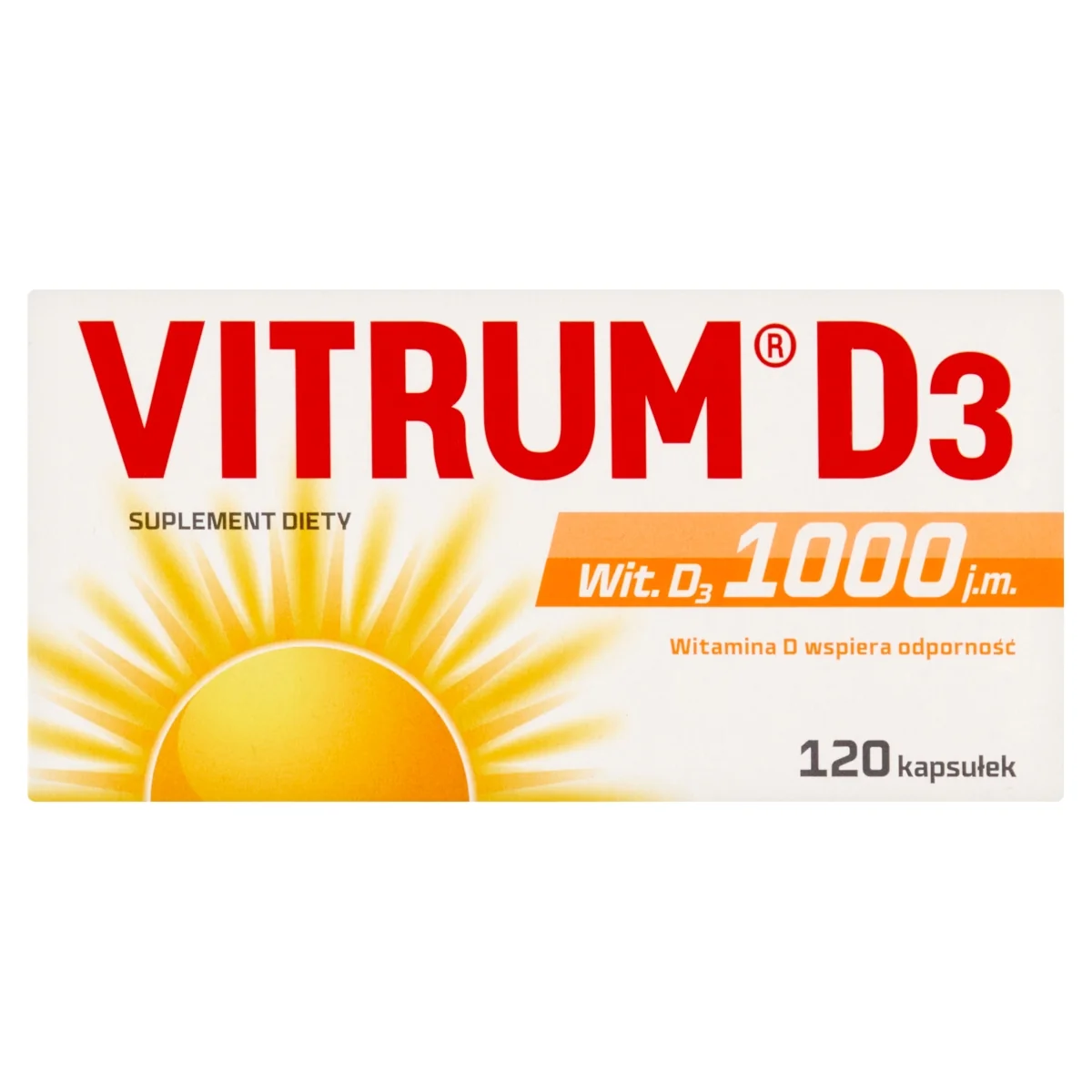 Vitrum® D3 1000 j.m. 120 kapsułek
