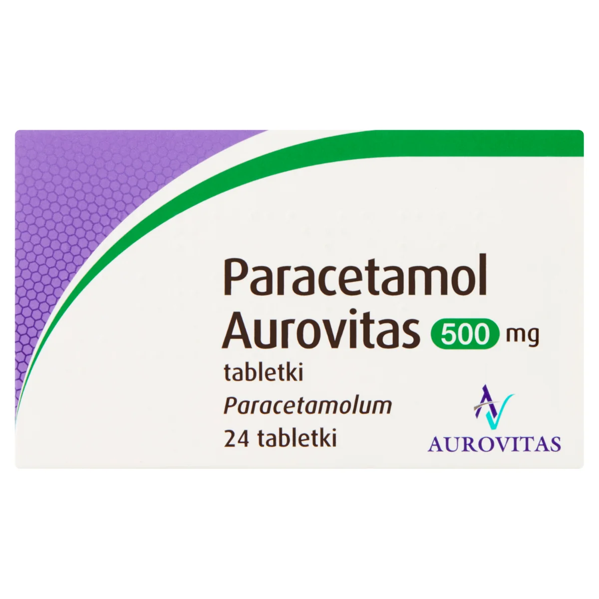 Paracetamol Aurovitas 500 mg 24 tabletki