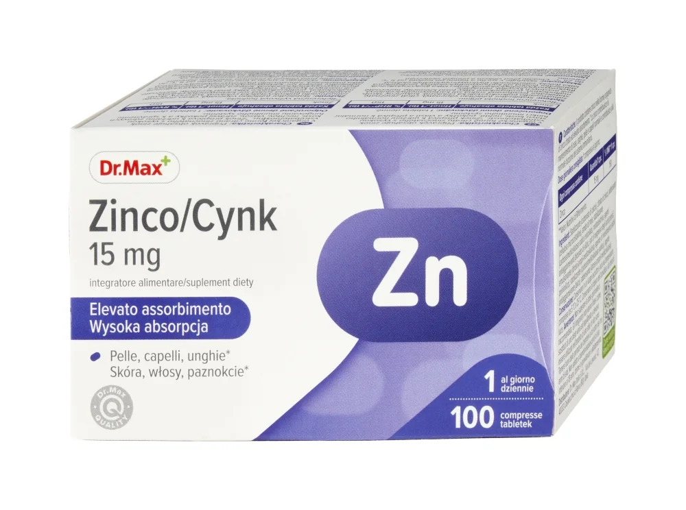 Cynk Dr. Max 100 tabletek