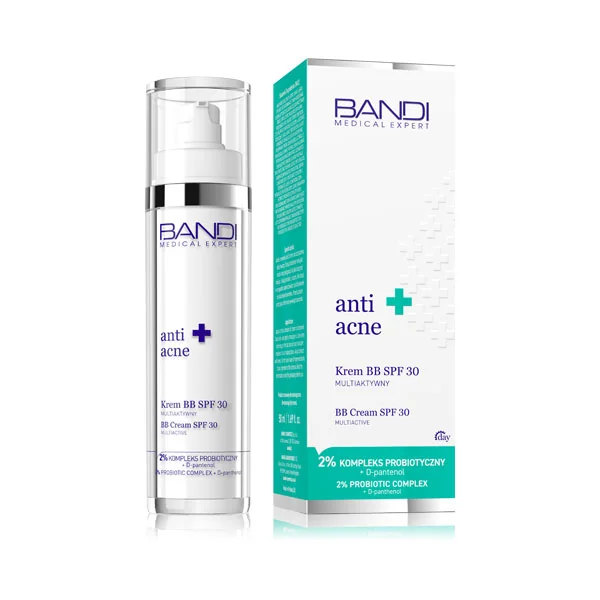 Bandi Medical Expert Anti Acne krem BB SPF 30 multiaktywny, 50 ml