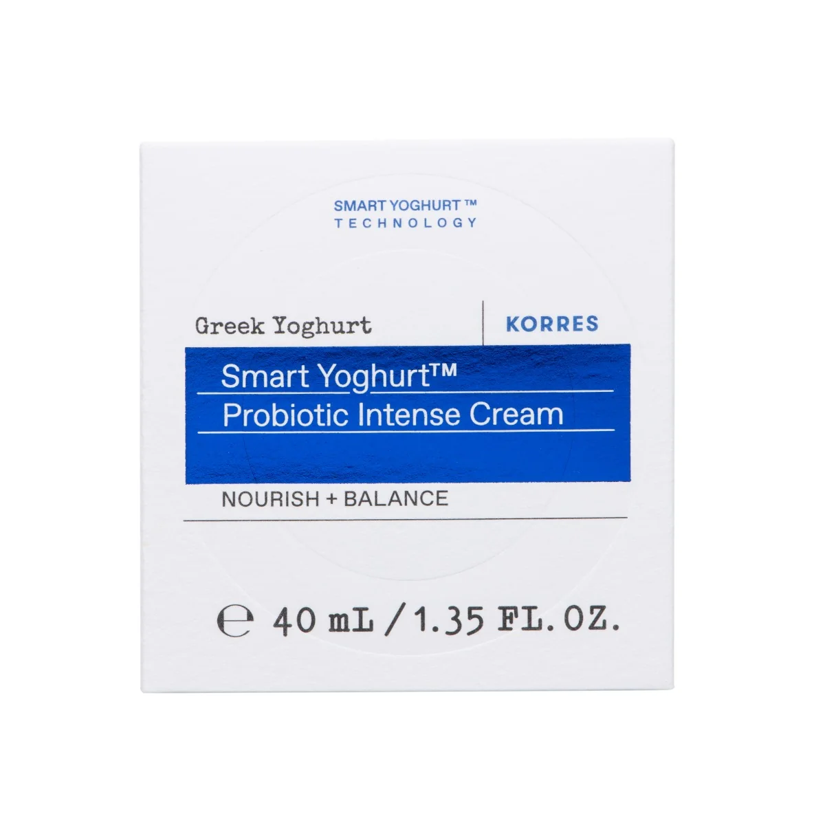 Korres Greek Yoghurt Smart Yoghurt™ probiotyczny krem intensywnie odżywczy, 40 ml