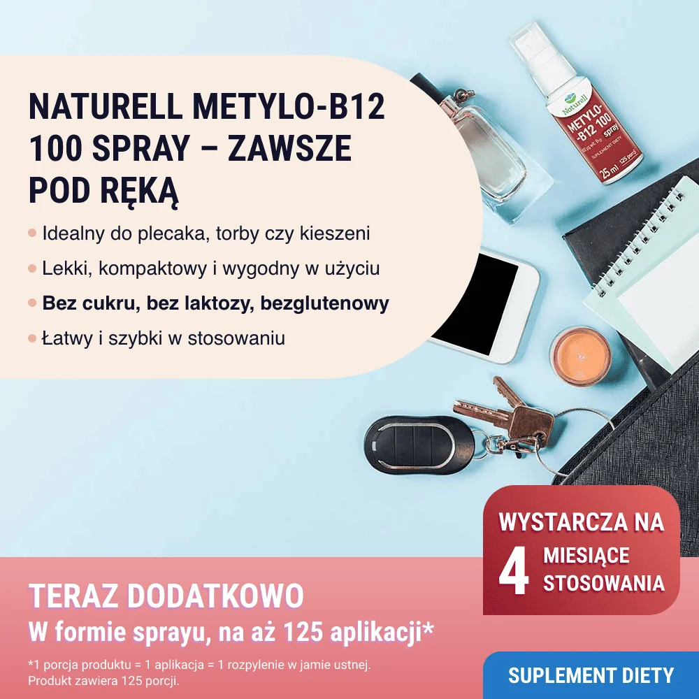 Naturell Metylo B12 100 spray 25 ml