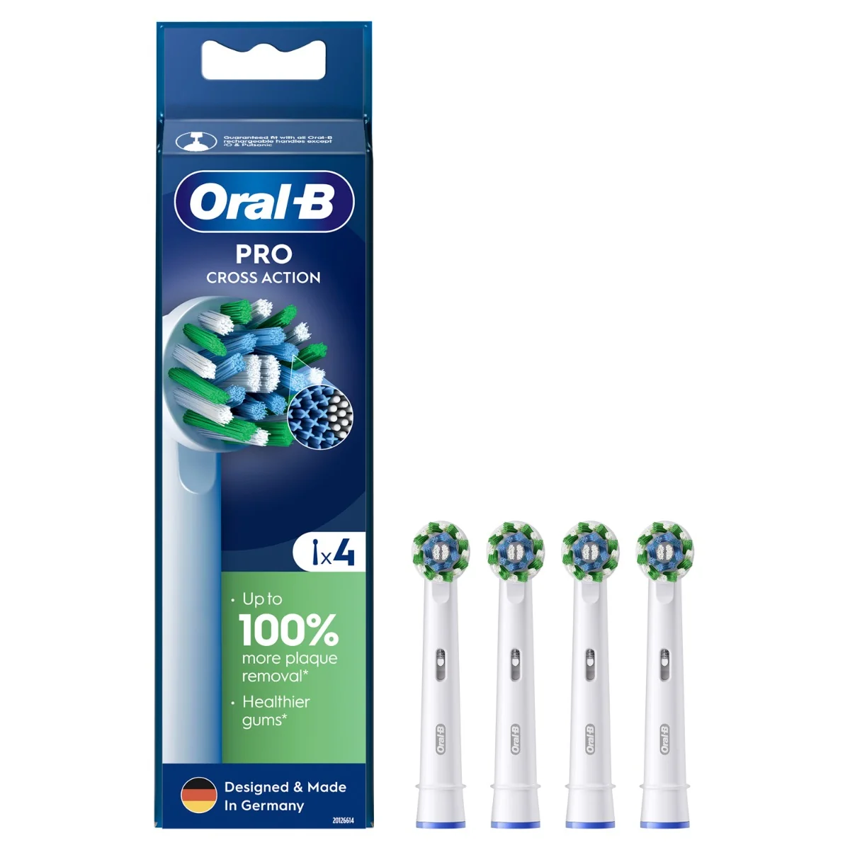 Oral-B Pro Cross Action końcówki do szczoteczek elektrycznych, 4 sztuki