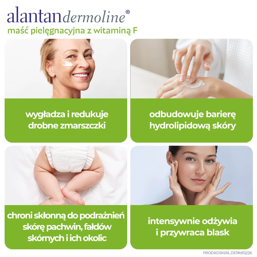 Alantandermoline maść pielęgnacyjna z witaminą F, 50 g