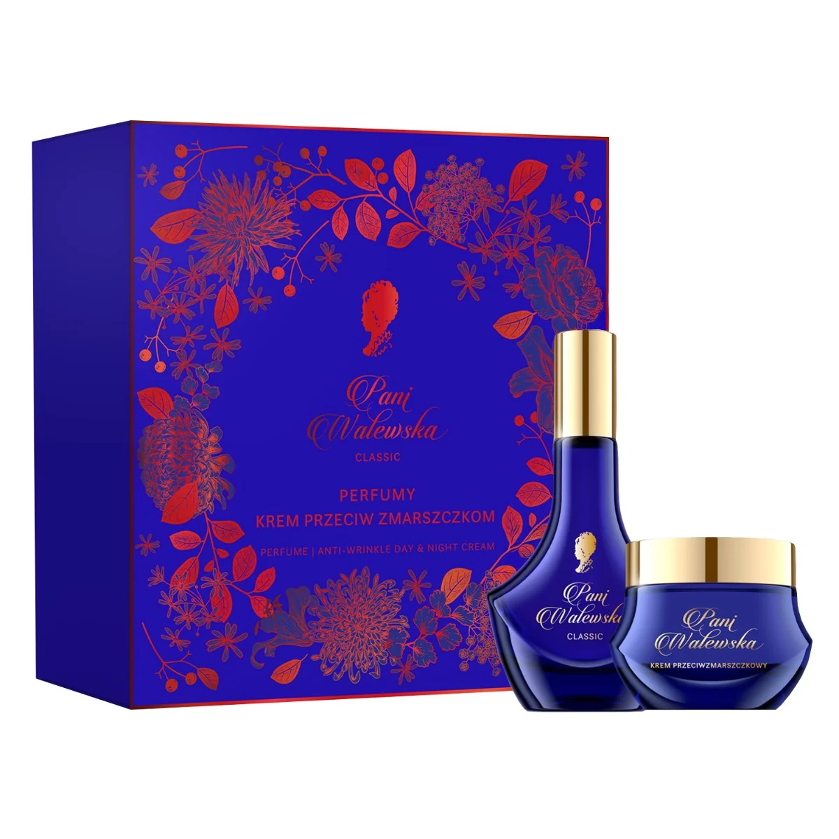 Pani Walewska Classic Zestaw krem przeciwzmarszczkowy, 50 ml + perfumy, 30 ml
