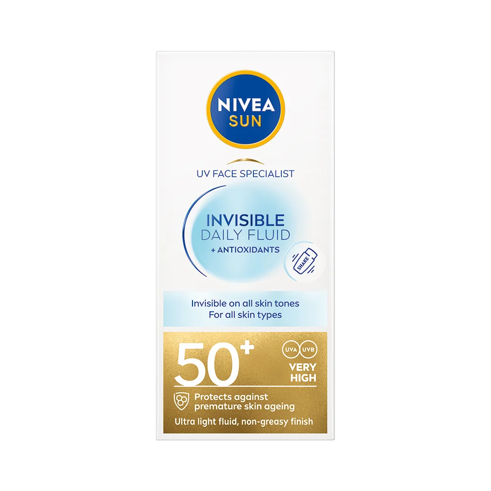Nivea Sun Cream Invisible fluid do twarzy SPF 50+, 40 ml