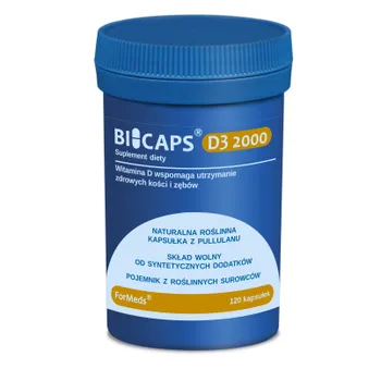 ForMeds Bicaps D3 2000, suplement diety, 120 kapsułek 
