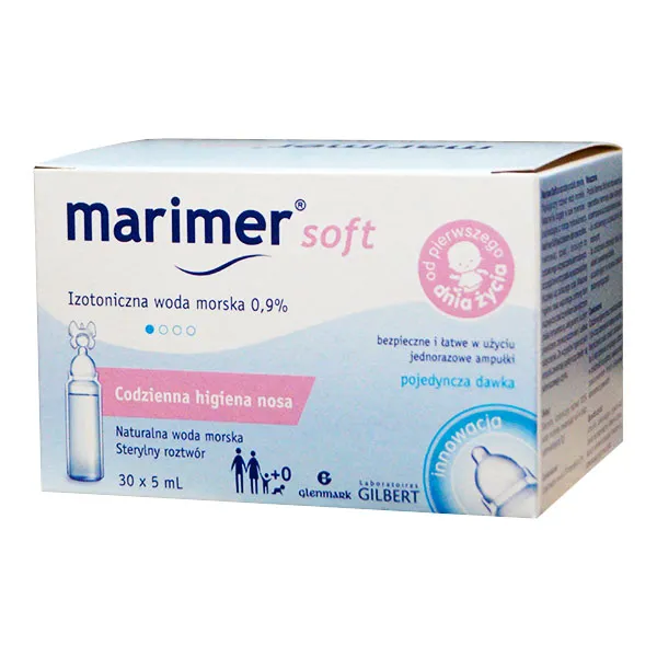 Marimer Soft, płyn, 30 ampułek po 5 ml