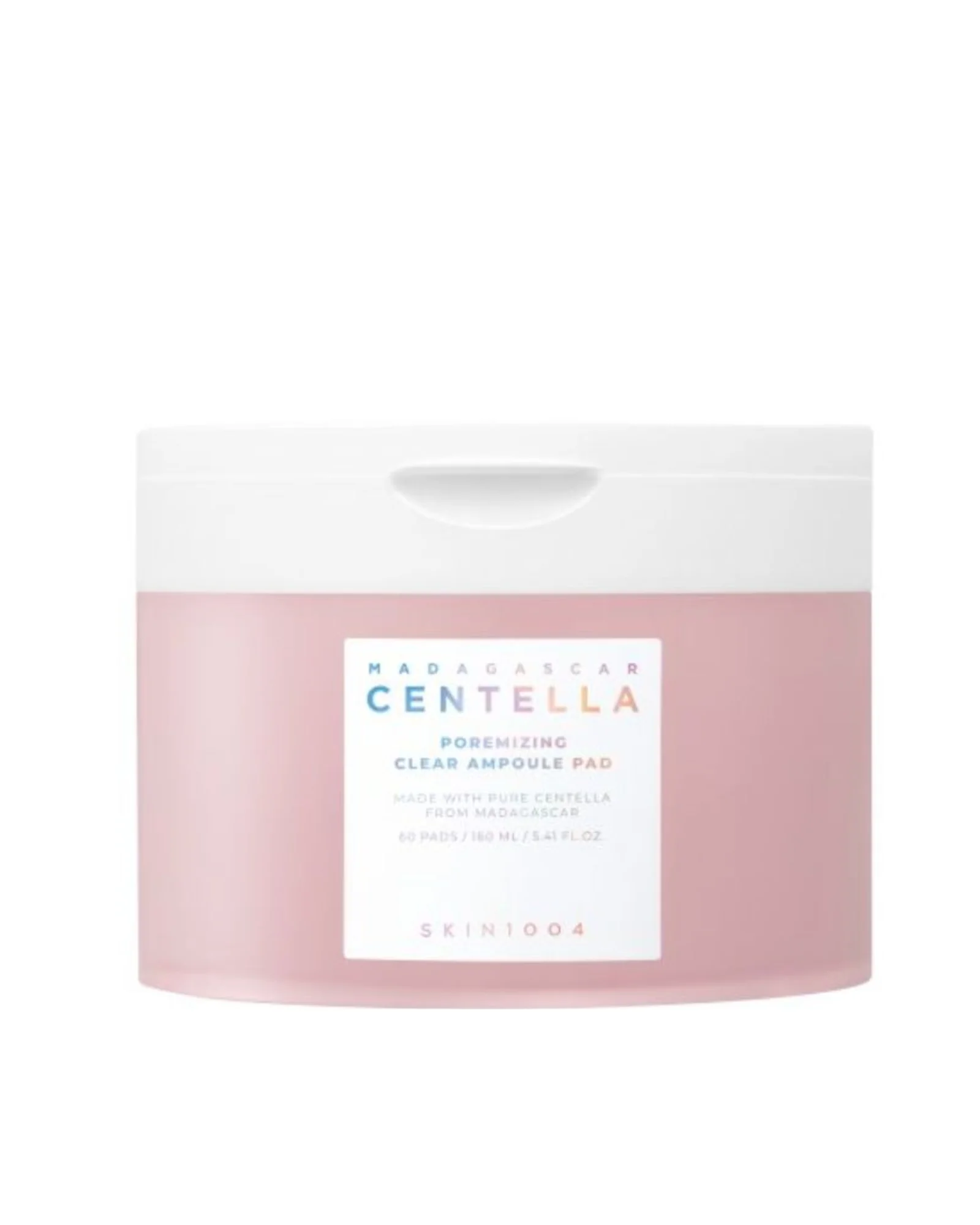 SKIN1004 Madagascar Centella Poremizing Clear Ampoule Pad płatki do pielęgnacji skóry twarzy, 60 sztuk