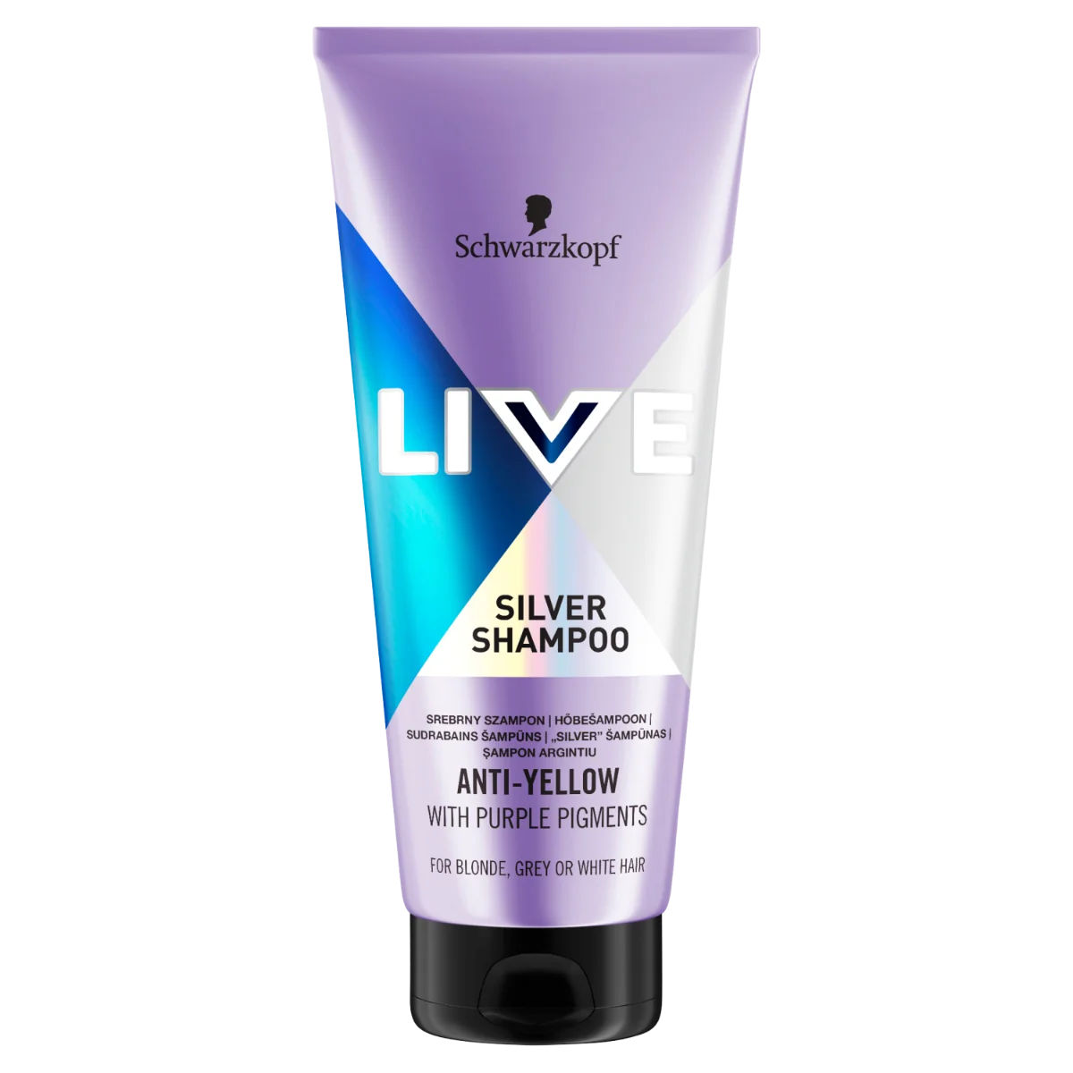 Schwarzkopf Live Silver Shampoo szampon do włosów neutralizujący żółty odcień, 200 ml