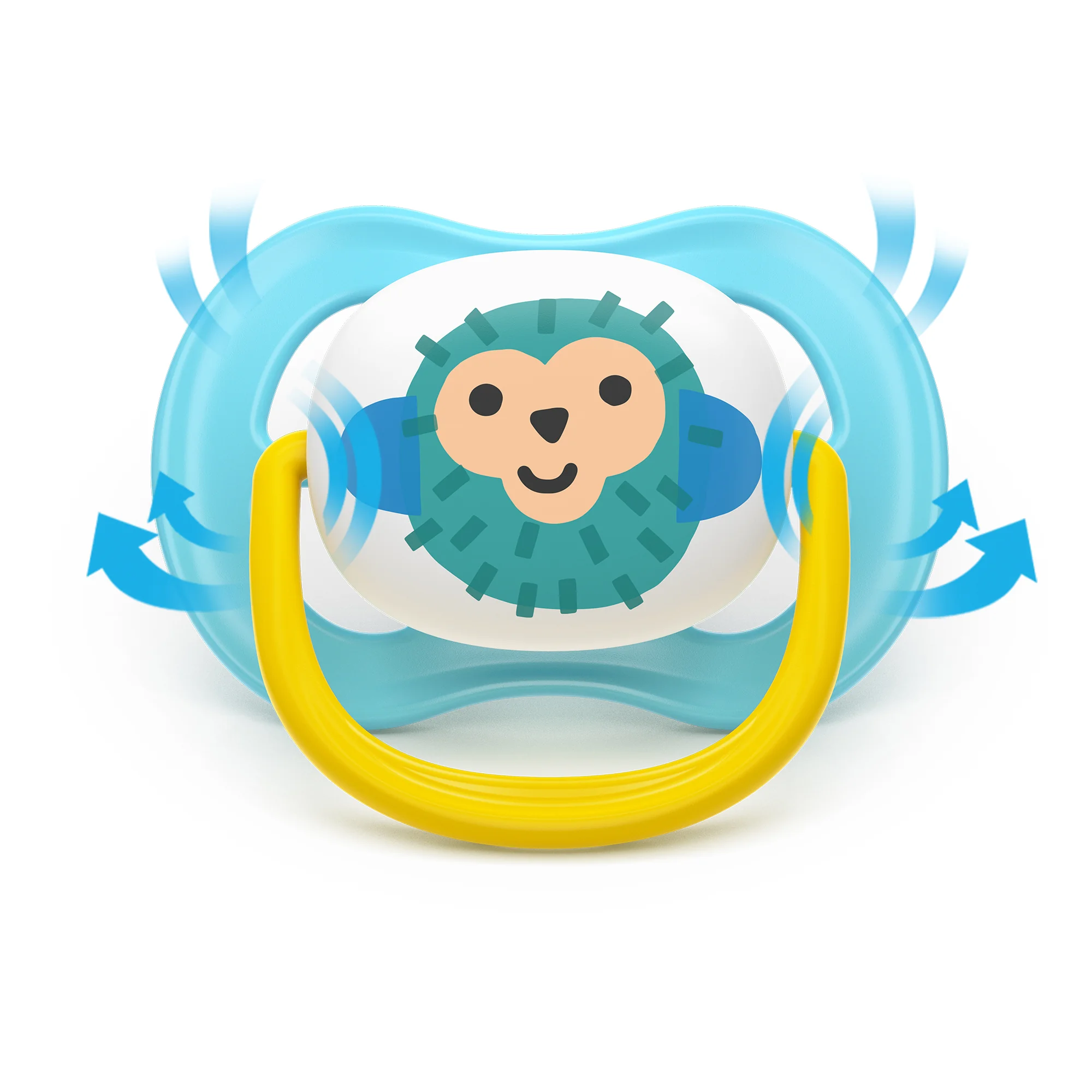 Philips Avent Ultra Air Happy ortodontyczny smoczek uspokajający 6-18 m, 2 sztuki