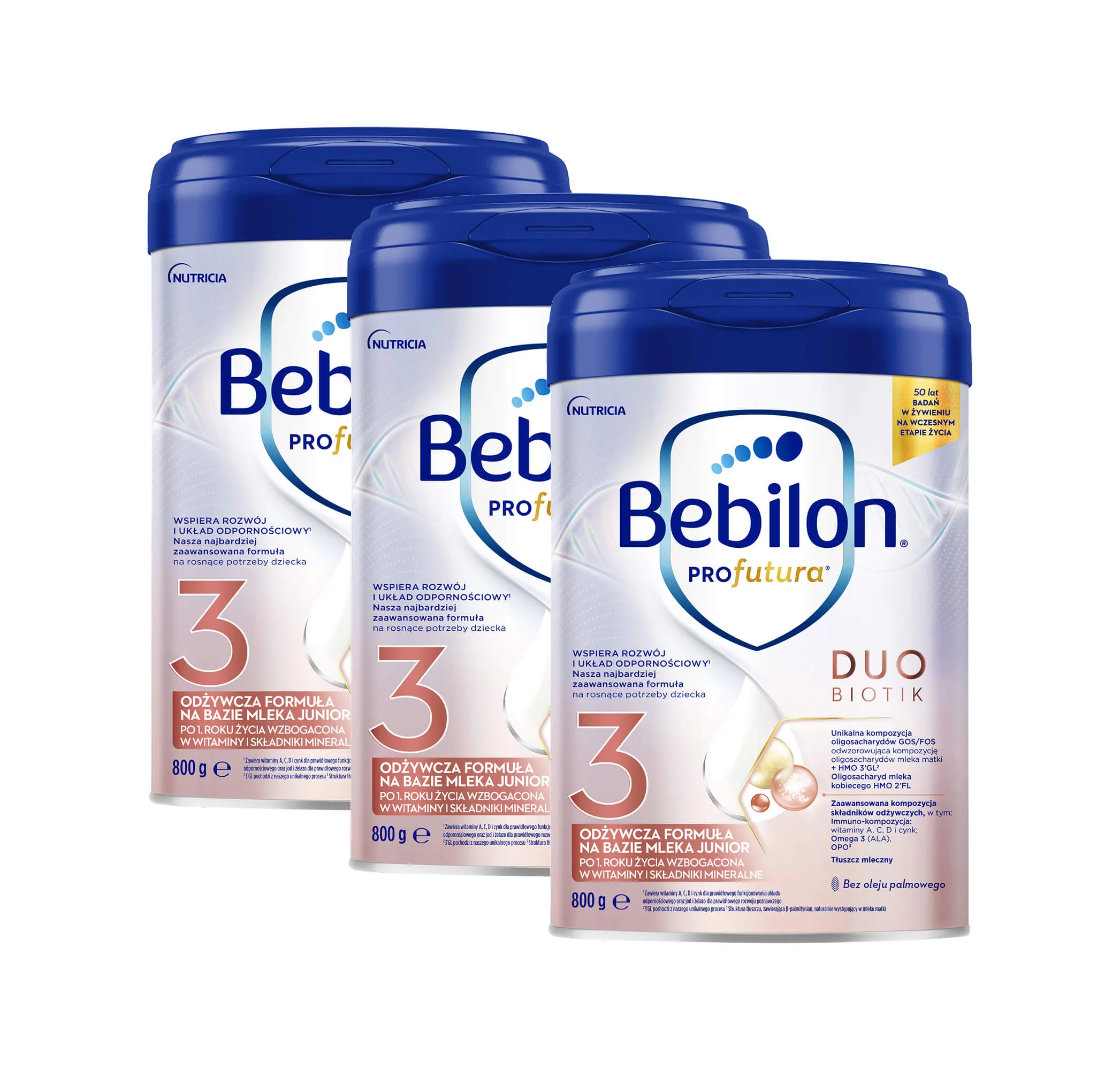 Bebilon Profutura 3 DuoBiotik mleko po 1. roku życia,  3 x 800 g