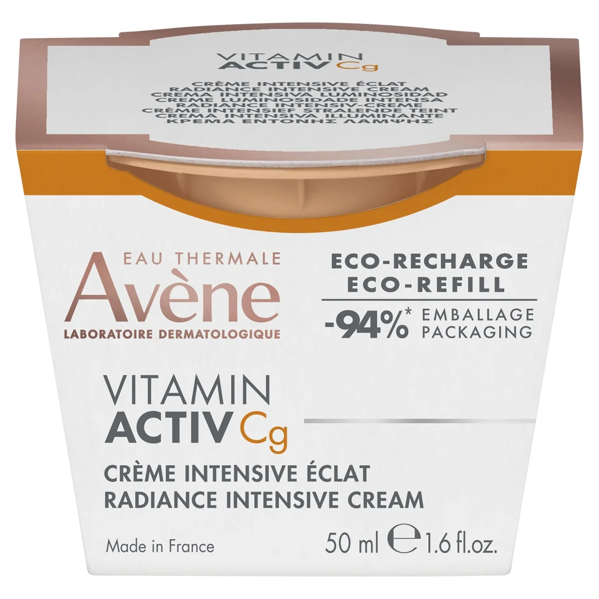 Avène Vitamin Activ Cg krem intensywnie rozjaśniający REFILL, 50 ml