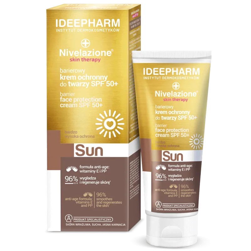 Nivelazione Skin Therapy SUN barierowy krem ochronny do twarzy SPF 50+, 50 ml