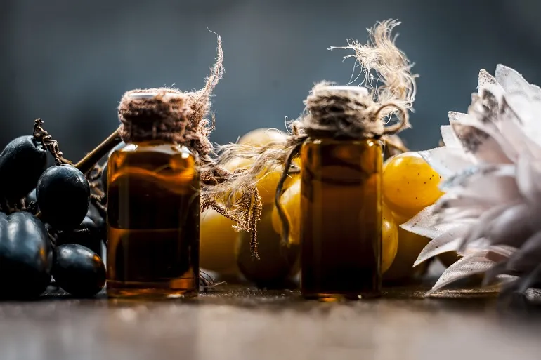 Olejowanie włosów olejem z pestek widnogron