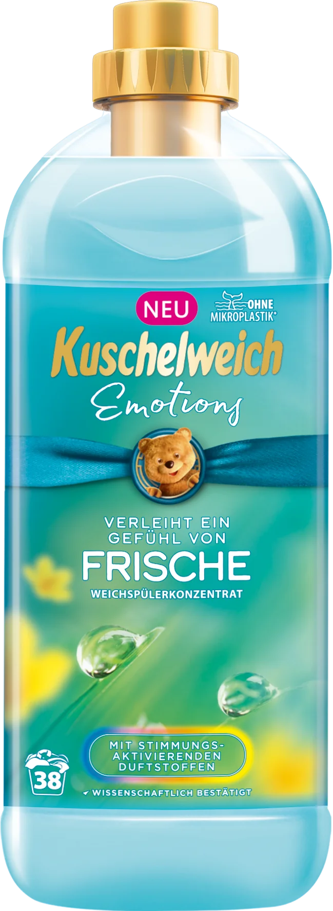 Kuschelweich Emotions Frische płyn do płukania, 1 l, 38 prań