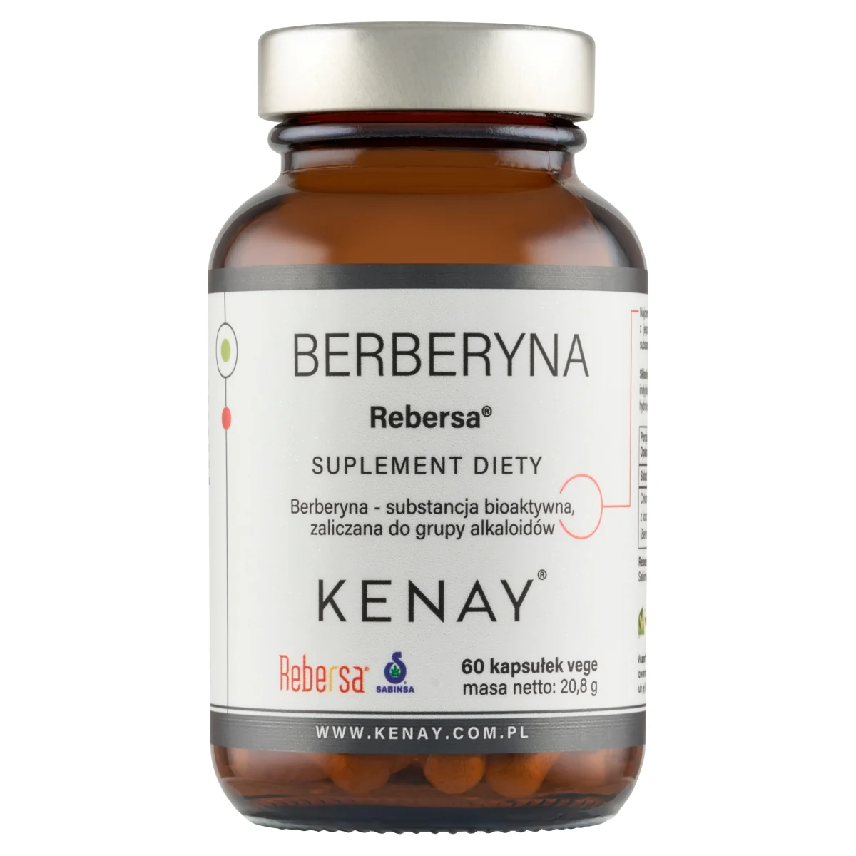 KenayAG Berberyna 250 mg 60 kapsułek