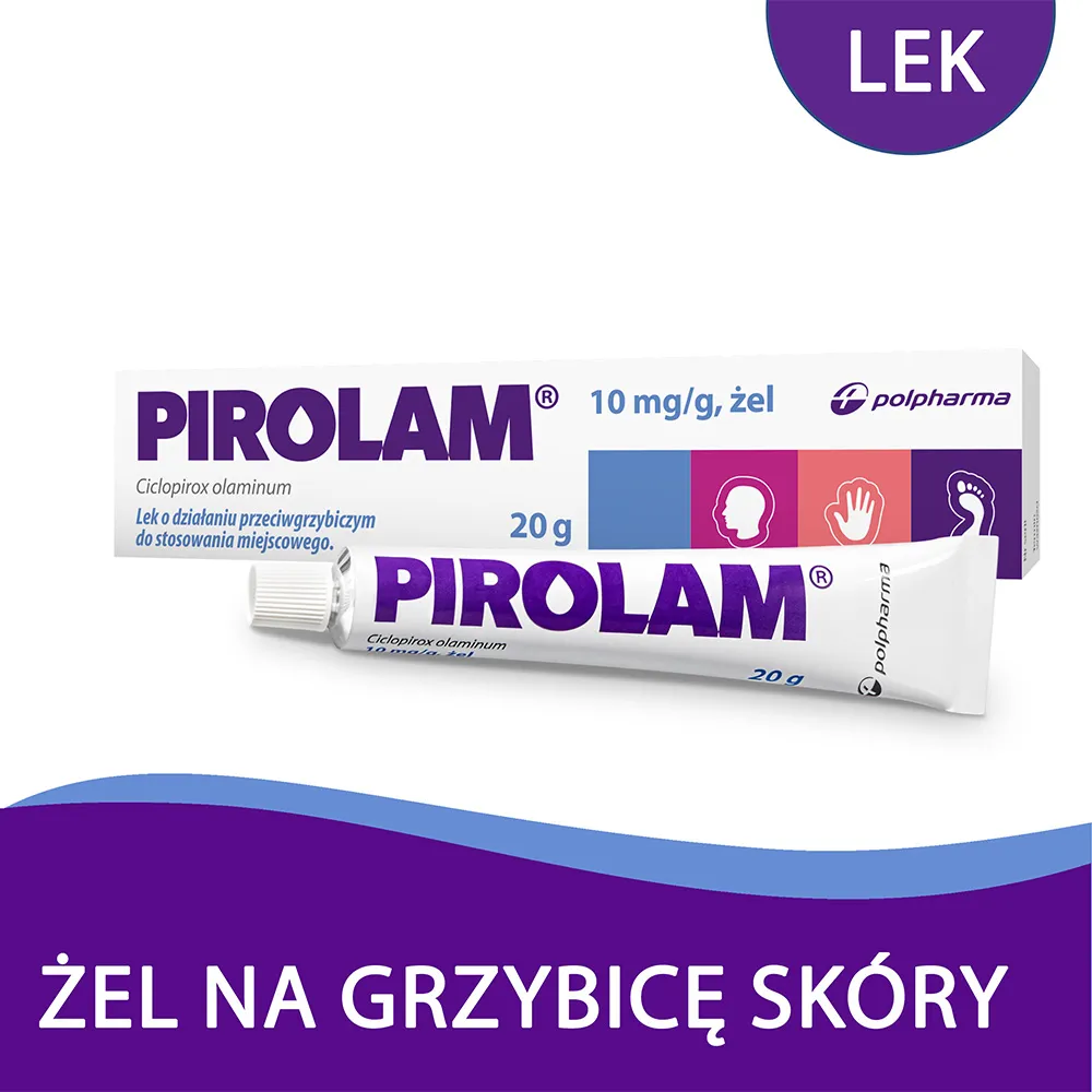 Pirolam, 10 mg/g, żel, 20 g 