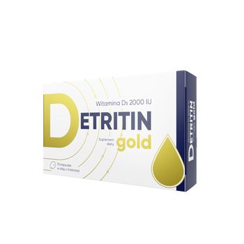 Detritin Gold, suplement diety, 75 kapsułek 