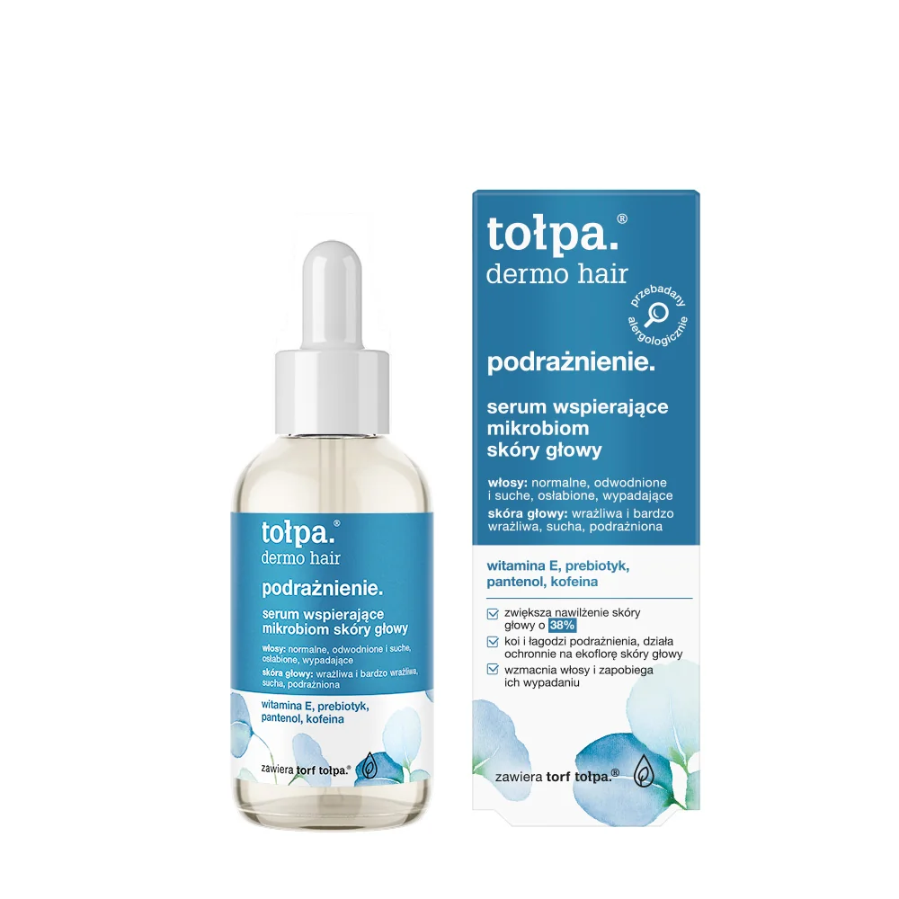 Tołpa Dermo Hair podrażnienie serum wspierające mikrobiom skóry głowy, 75 ml