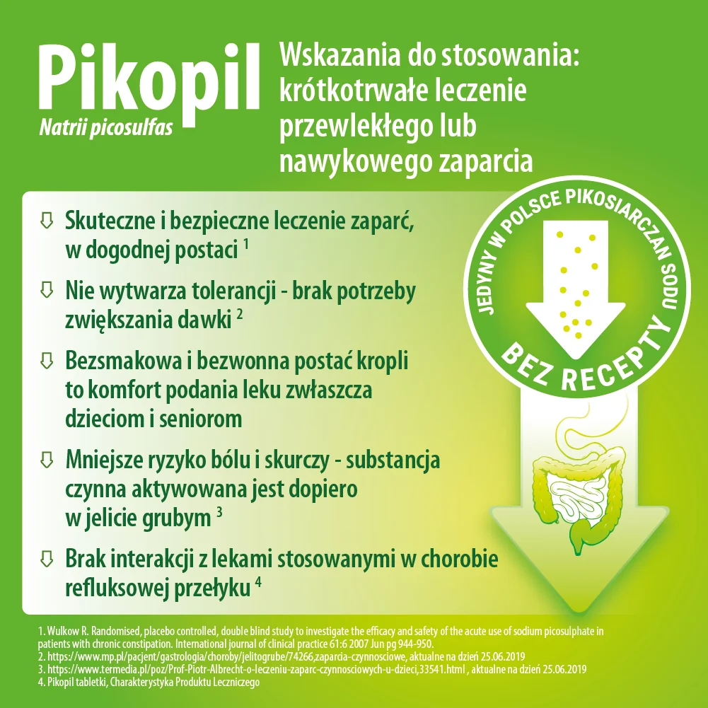 Pikopil 7,5 mg, 10 tabletek
