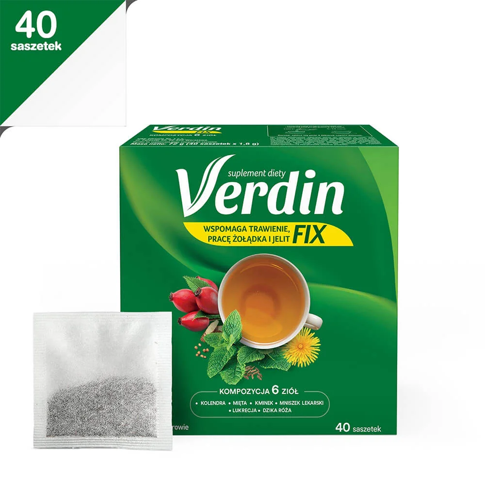 Verdin Fix 40 saszetek x 1,8 g