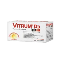 Vitrum D3 Forte, suplement diety, 60 kapsułek