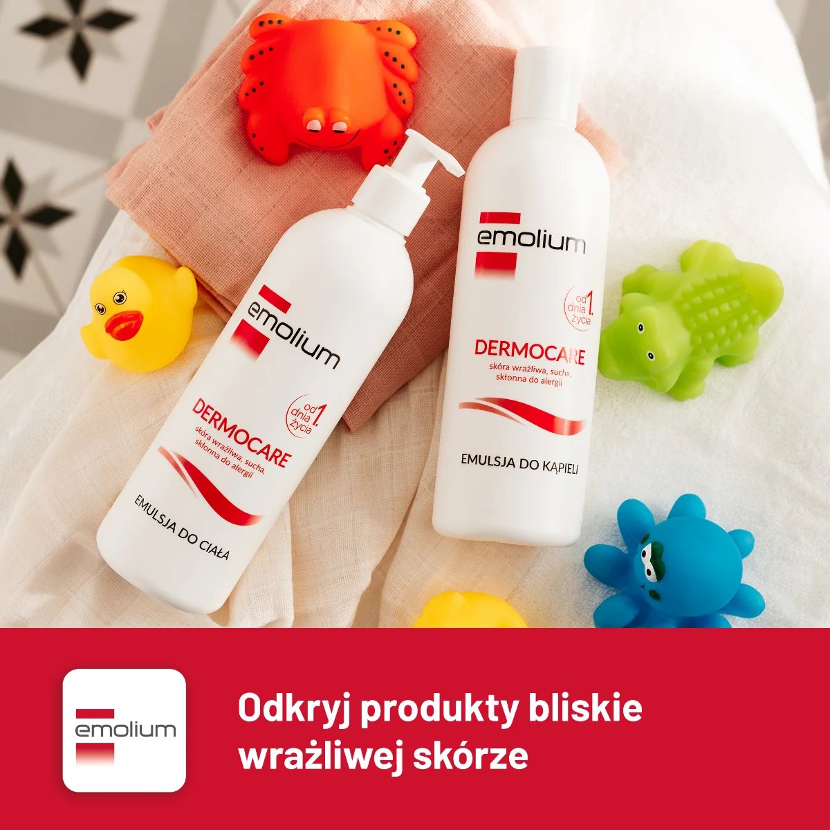 Emolium Dermocare emulsja do ciała, 400 ml