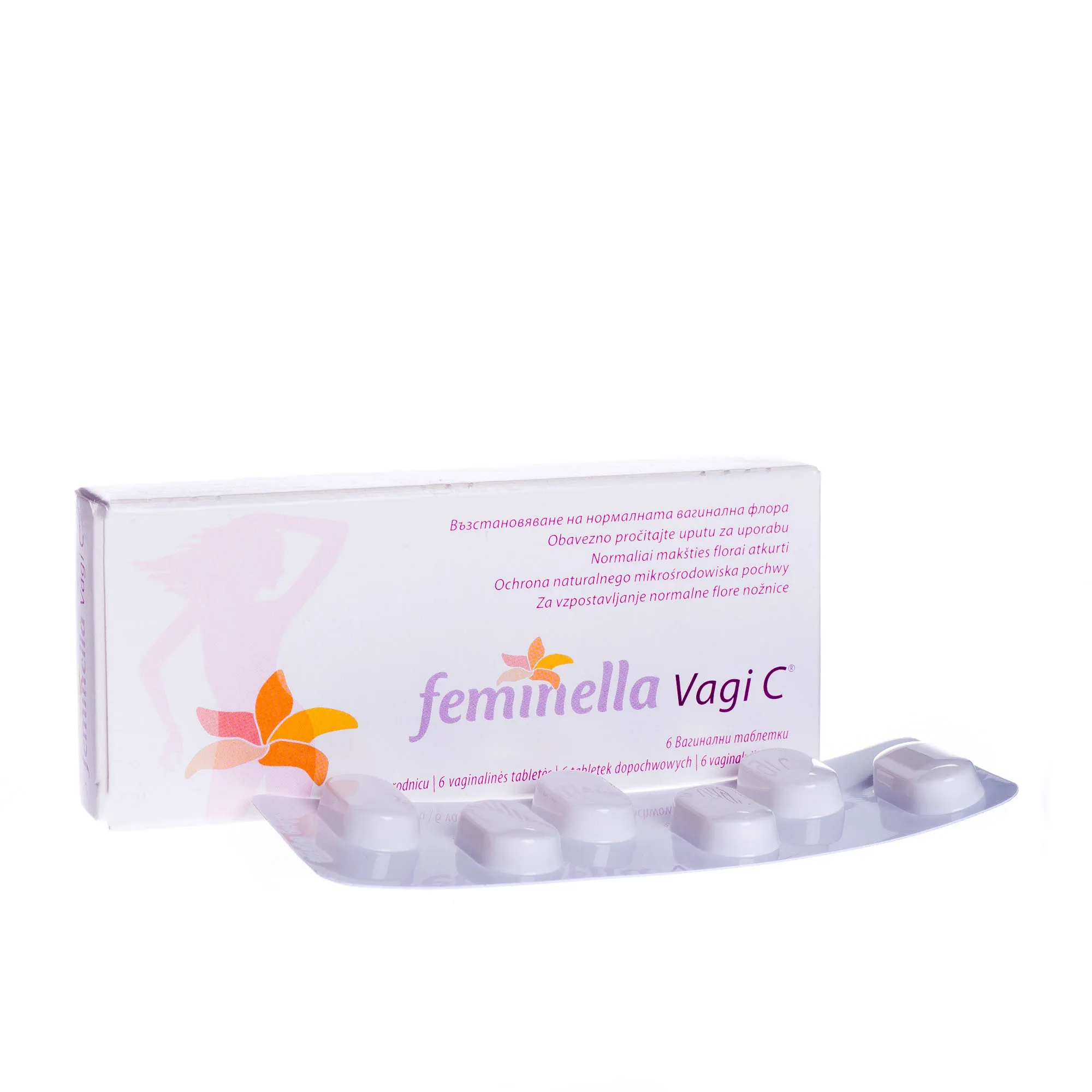 Feminella Vagi C, 6 tabletek dopochwowych