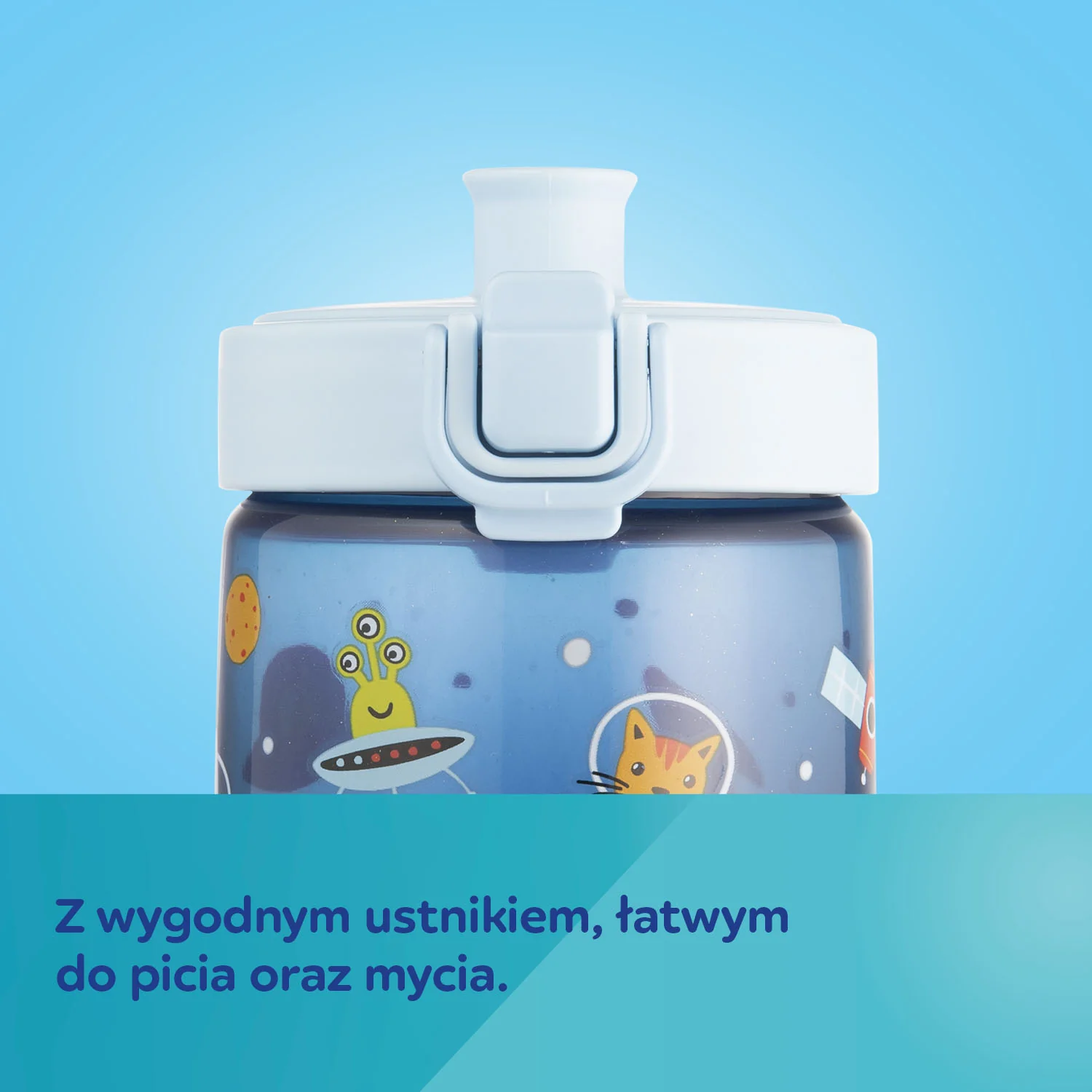 Canpol Babies bidon na wodę dla dzieci od 2,5 r.ż. JUNIOR beżowy, 1 sztuka