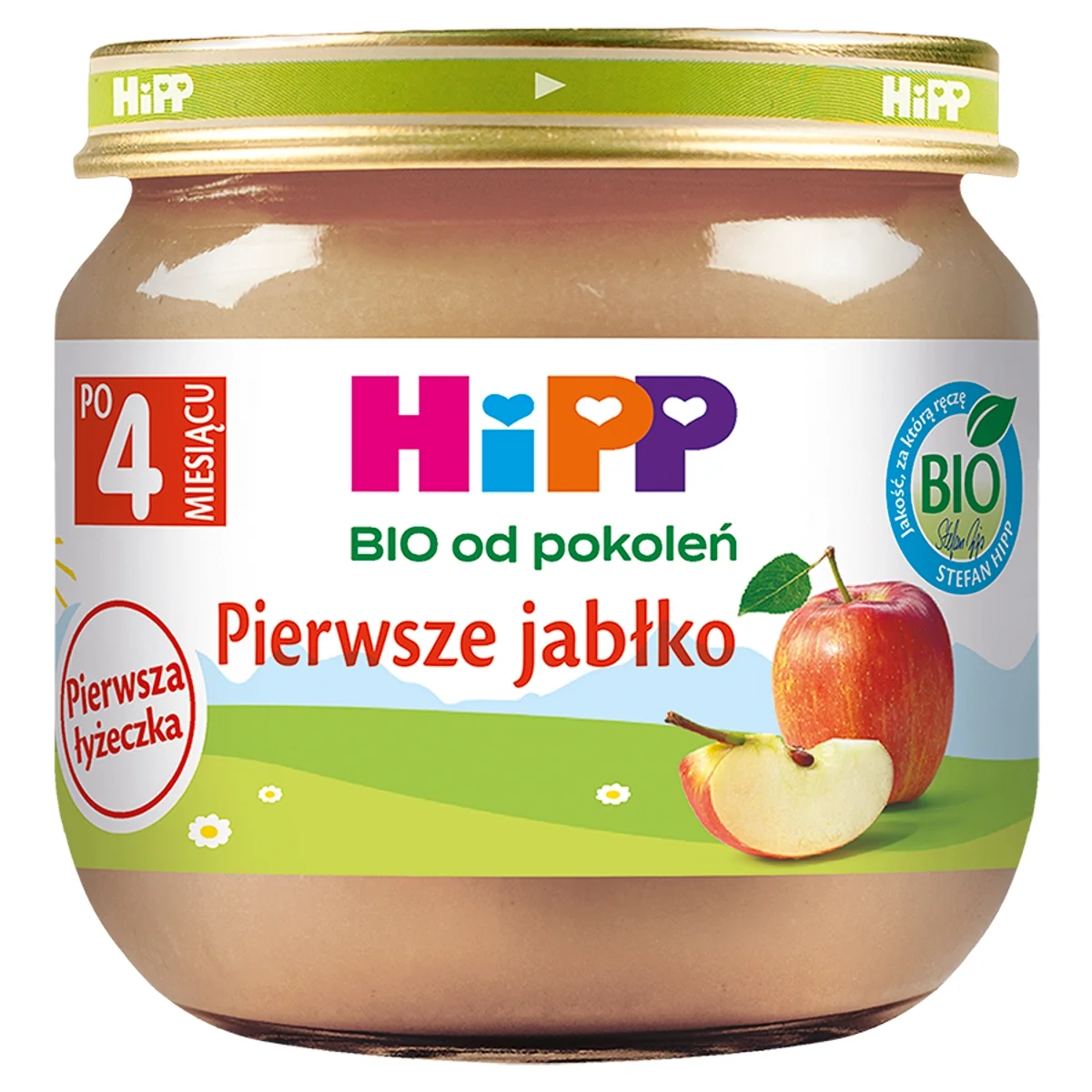 HiPP BIO od pokoleń deserek owocowy pierwsze jabłko po 4 miesiącu, 80 g