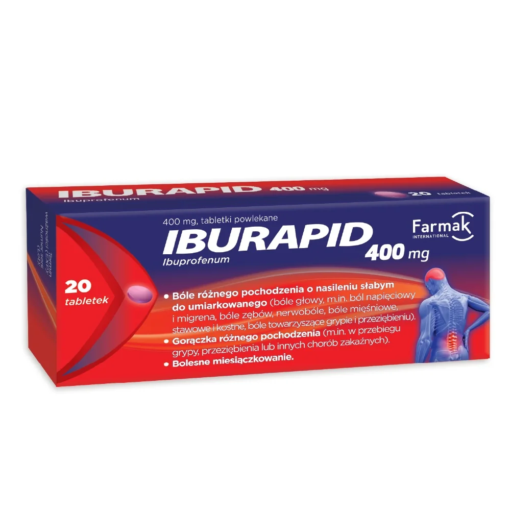 Iburapid 400 mg 20 tabletki powlekane