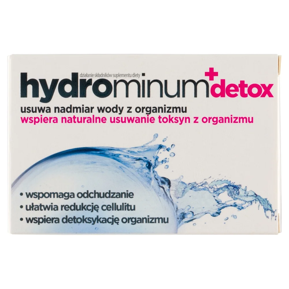 Hydrominum + Detox suplement diety, 30 tabletek