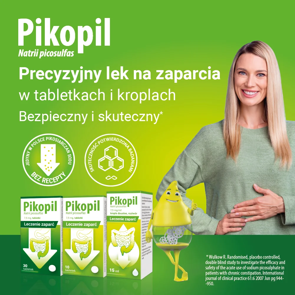 Pikopil 7,5 mg, 10 tabletek