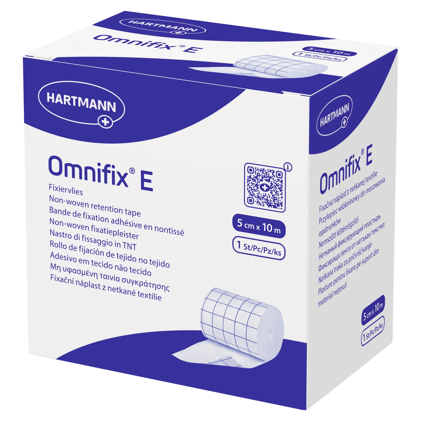 Omnifix E przylepiec z włókniny, 5 cm x 10 m, 1 sztuka
