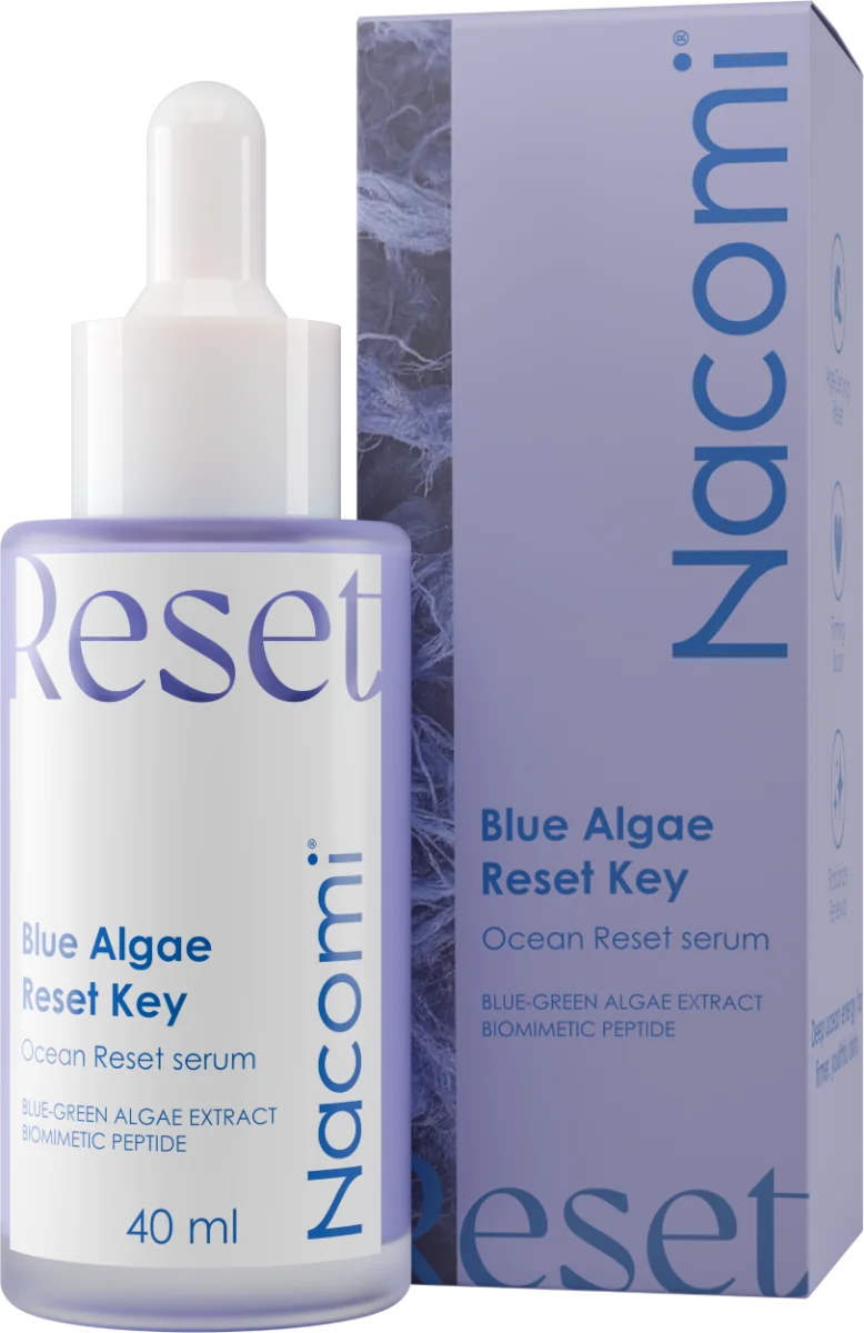 Nacomi Blue Algae Reset Key regenerujące serum do twarzy z algami, 40 ml