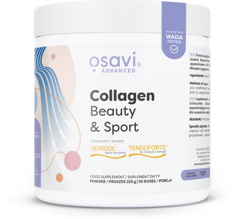 Osavi Kolagen Beauty & Sport proszek, 225 g