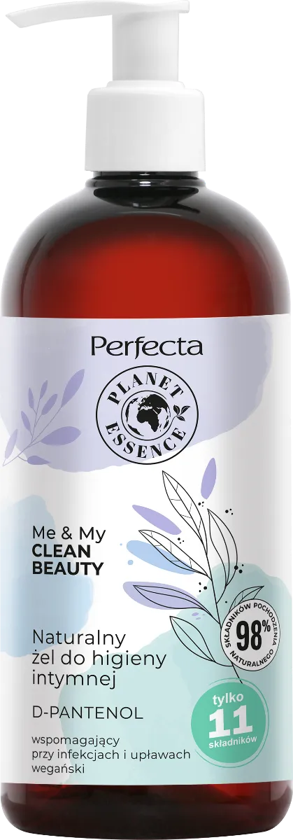 Perfecta Me & My Clean Beauty naturalny żel do higieny intymnej z d-pantenolem, 400 ml