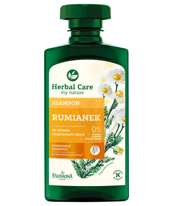 Farmona Herbal Care, szampon do włosów rozjaśnionych i blond z rumiankiem, 330 ml