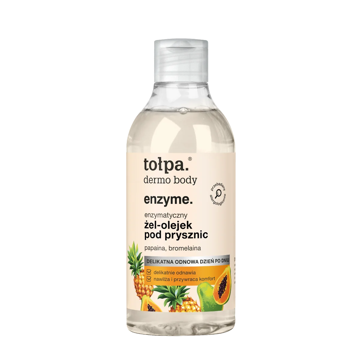 Tołpa Dermo Body Enzyme enzymatyczny żel-olejek pod prysznic, 300 ml